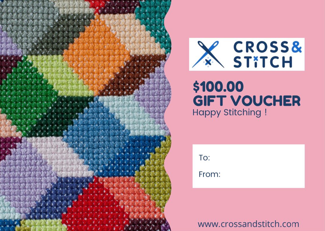 Cross and  Stitch Gift   E -  Gift Card / Voucher